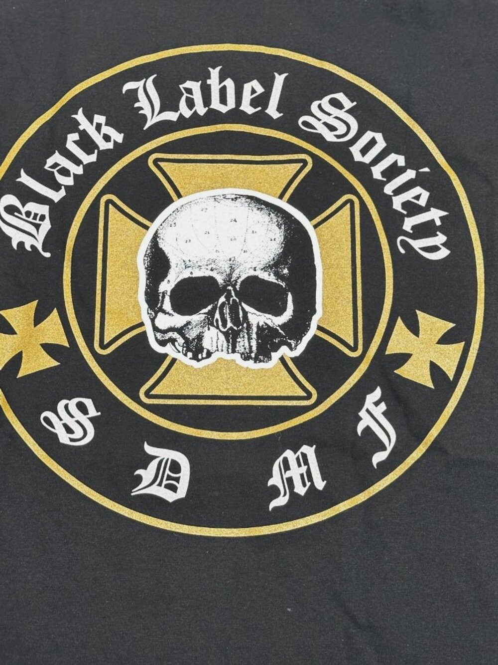 Black Label Society SDMF Skull Graphic Band T Shirt Mens Large Hanes Heavyweight - Picture 13 of 16